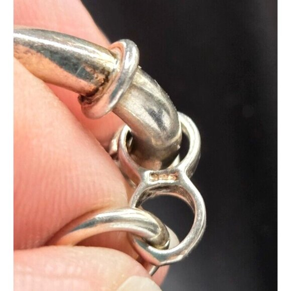 Dorgelo Sterling Chunky Long Necklace and Bracelet Fabulous - Picture 8 of 13